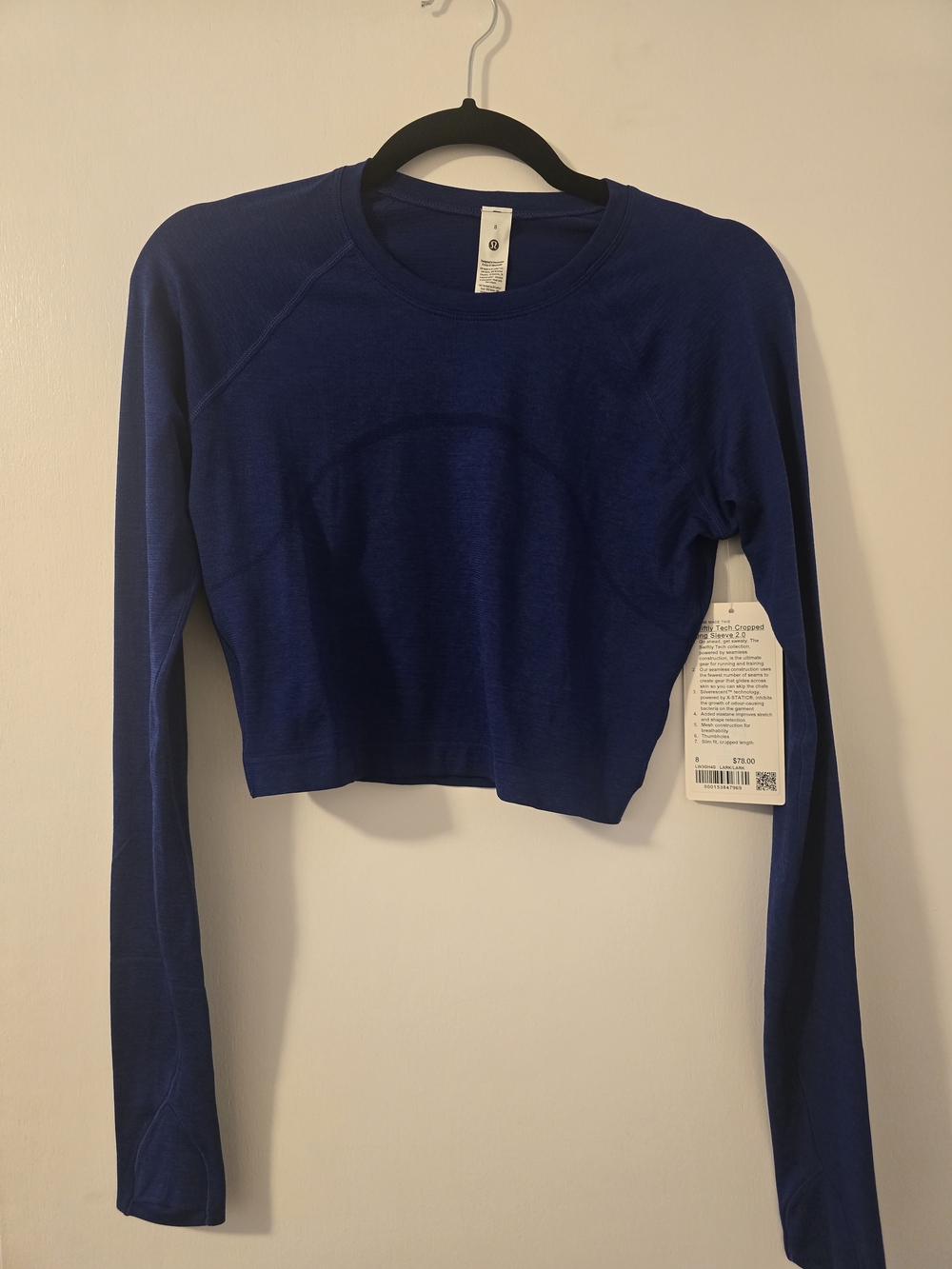 lululemon athletica Women's Swiftly Tech Cropped Long Sleeve 2.0